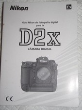 ORIGINAL NIKON SPANISH INSTRUCTION MANUAL FOR NIKON D2X DIGITAL CAMERA