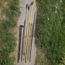 2 Bows Quiver 5 Arrows Indian Tribal Vtg Indigenous Anthropology Central America