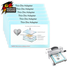 6 Stück 22,9 X 15,2 Cm Standard-Adapter-Pad Für Sizzix Big Shot Maschine, Dünner