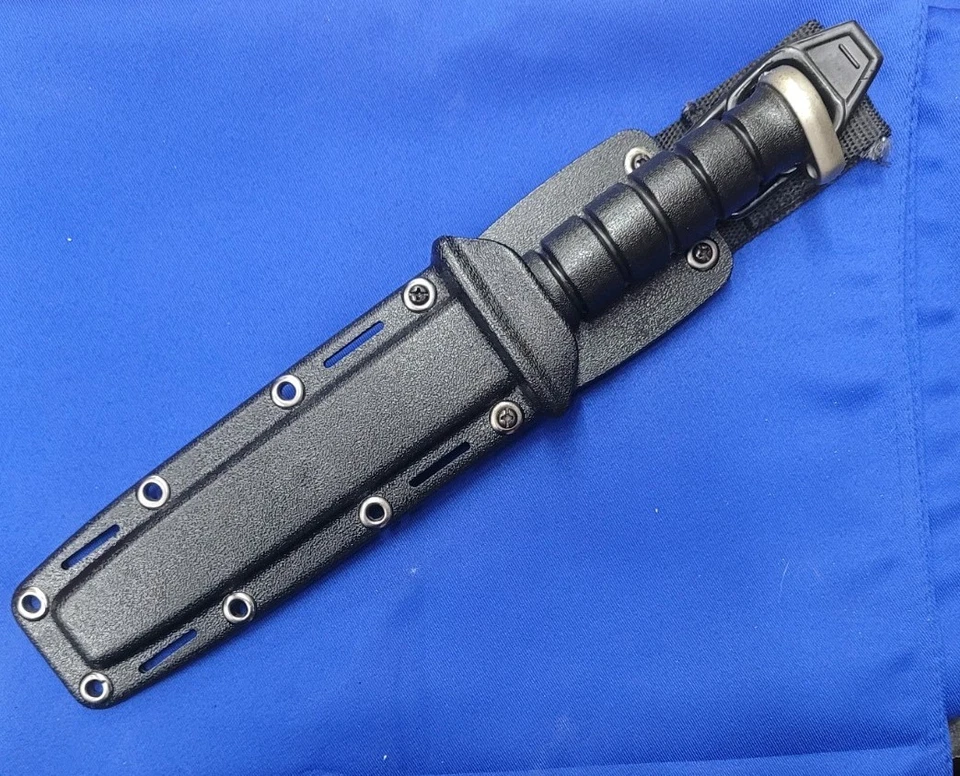 Tanto Katana Style Fixed Blade Knife w/ Sheath – Tactical Combat Survival Knife - Image 2 of 4