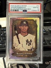 2024 Topps Allen & Ginter - Jasson Dominguez #31 Silver Portrait (RC) PSA 10