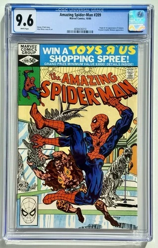 AMAZING SPIDER-MAN 209 * CGC 9.6 * 1st Calypso * MARVEL 1980 * NM
