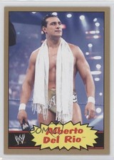 2012 Topps Heritage WWE Gold /10 Alberto Del Rio #3 1j8