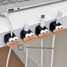 5/10Pcs Cable Organization Smooth Adjustable Cable Holder Under Desk