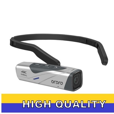 Ordro EP8 4K Gimbal 20MP Head Mounted Camera Wifi Sports Camera Vlog Camcorder