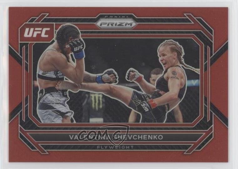 2023 Panini Prizm UFC Red Prizm 8/199 Valentina Shevchenko #63 0zz3
