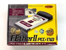 Good Condition Corega LAN Adapter Corega Fether PCC-TXD CG-FE2PCCTXD for PC Card
