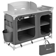 Campingküche faltbar Alu Küchenbox Campingschrank Faltschrank Windschutz Vorzelt