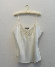 NWOT Julianna Rae 100% Silk Camisole – Size XXL –  Ivory – Never Worn