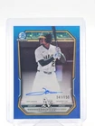 LEO DE VRIES 2026 BOWMAN CHROME PROSPECT BLUE REFRACTOR AUTO /150 Q0786