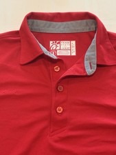 Chick-fil-A Polo Shirt Mens Size M Oobe Team Style Uniform Work Red Short Sleeve