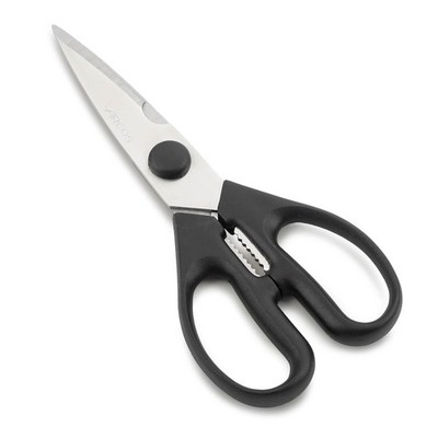 ARCOS Kitchen Scissors 8 Inch Nitrum Stainless Steel and 195 mm (8''), Black 
