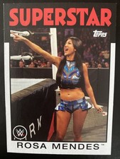 Rosa Mendes WWE Topps 2014 Card#85 And Topps Heritage 2016 Card#52