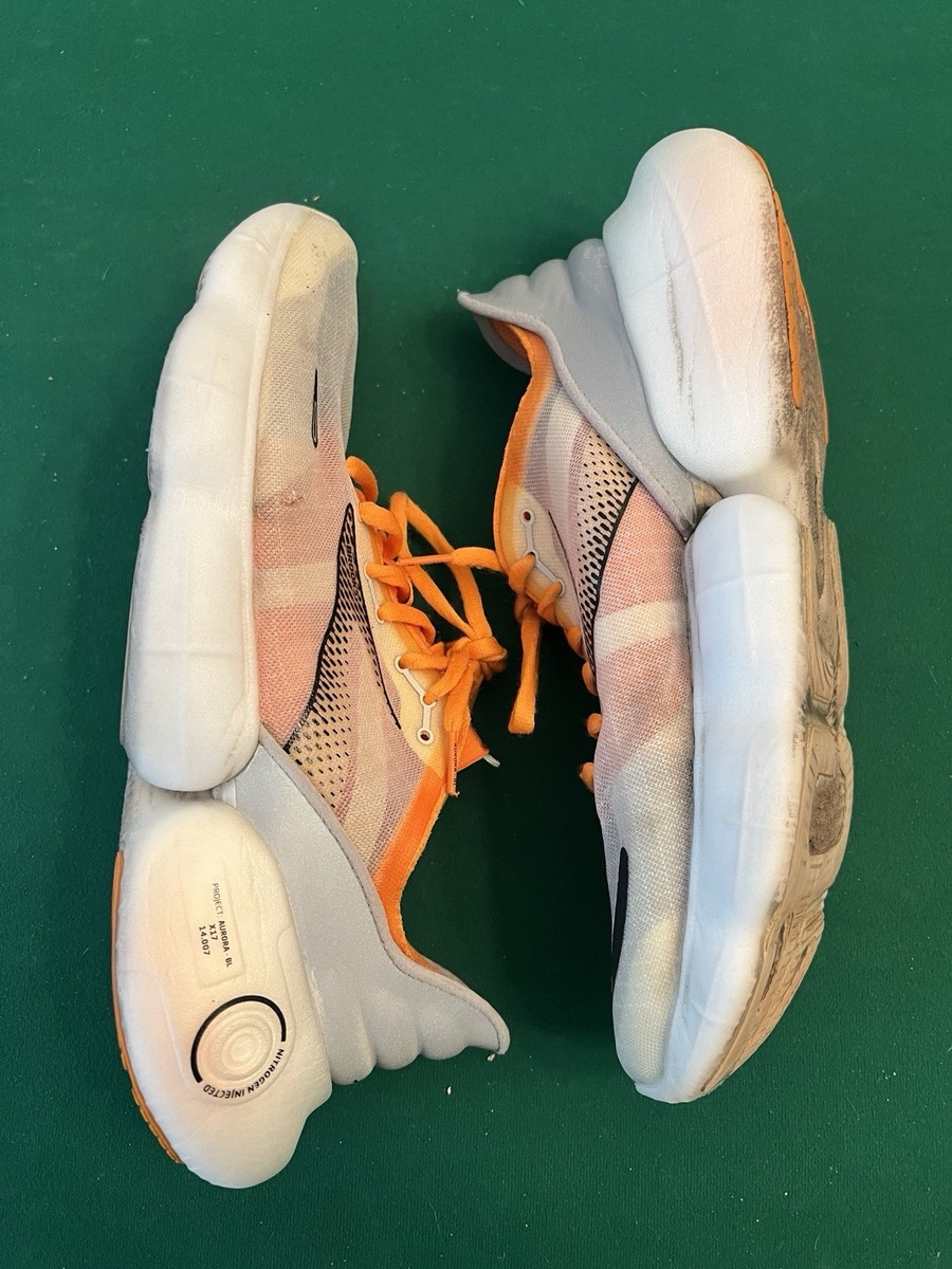 Brooks Aurora BL Men Size 10.5 Grey Orange Running Shoes  display picture 3
