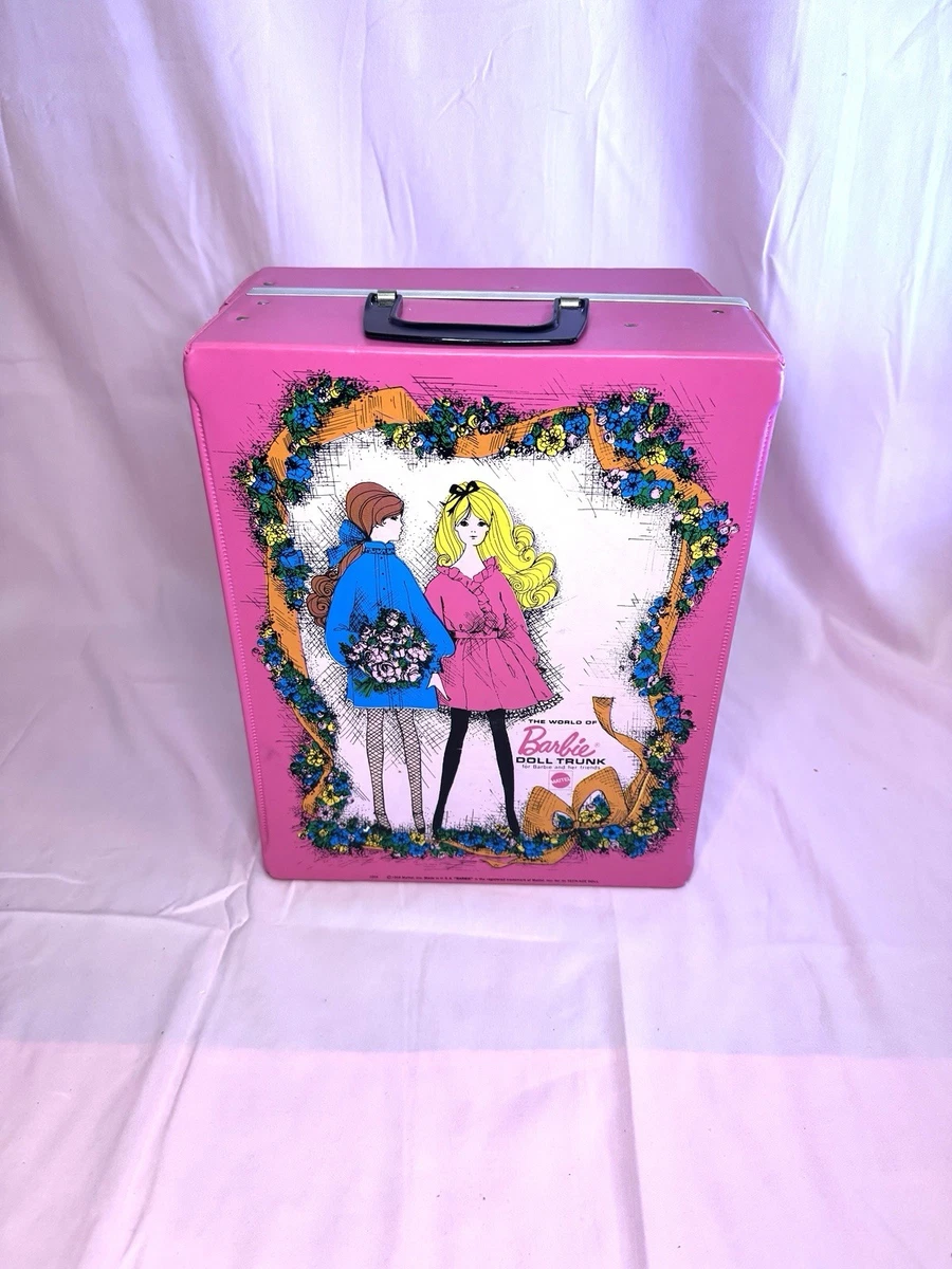 Mattel 1968 World of Barbie, double étui Barbie, avec poches