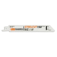 MandreX S&auml;bels&auml;geblatt Metall STEELCUT Tigers&auml;geblatt mit 150 mm L&auml;nge 2er Pack