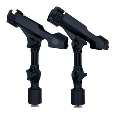 2 Pack Fishing Rod Holder with Track Mount Universal T-Shaped Screw Mounted o...