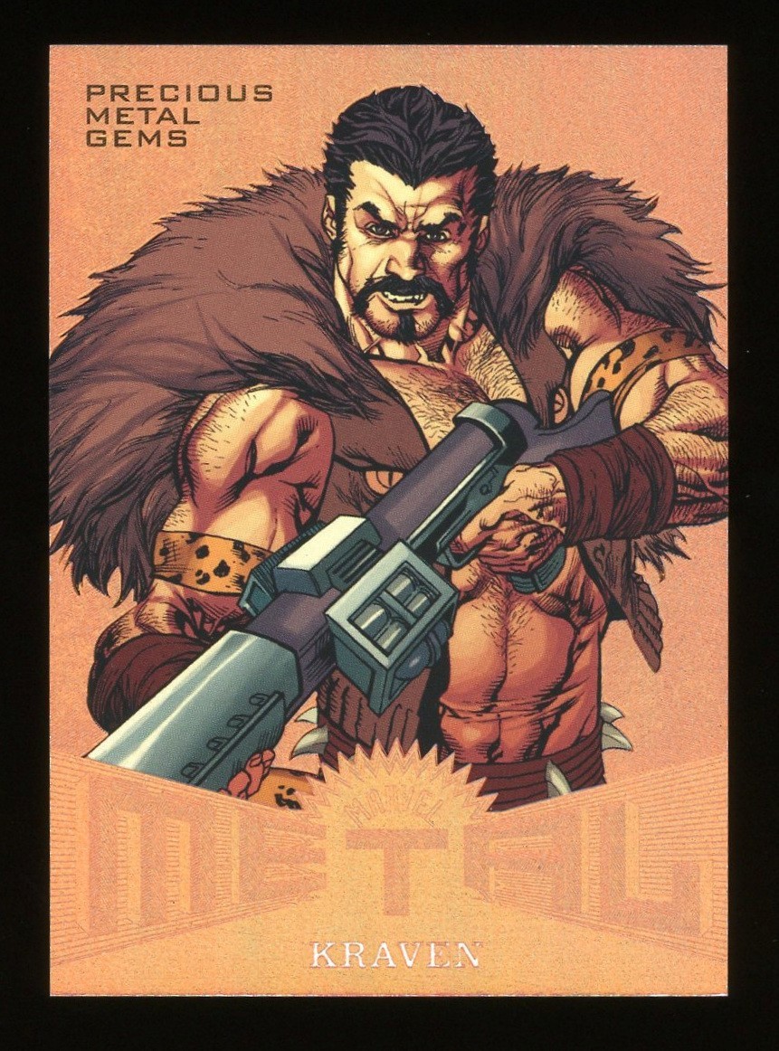 2017 Fleer Ultra Marvel Spider-Man Precious Metal Gems PMG Bronze Kraven /199