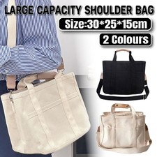 Mujeres Bolso de Mano de Lona Informal Bolso de Hombro Bolso de Pañales Grande Bolso de Compras
