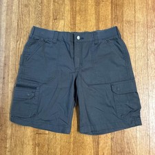Carhartt Original Fit Black Cargo Utility Work Shorts Size 12 Carpenter