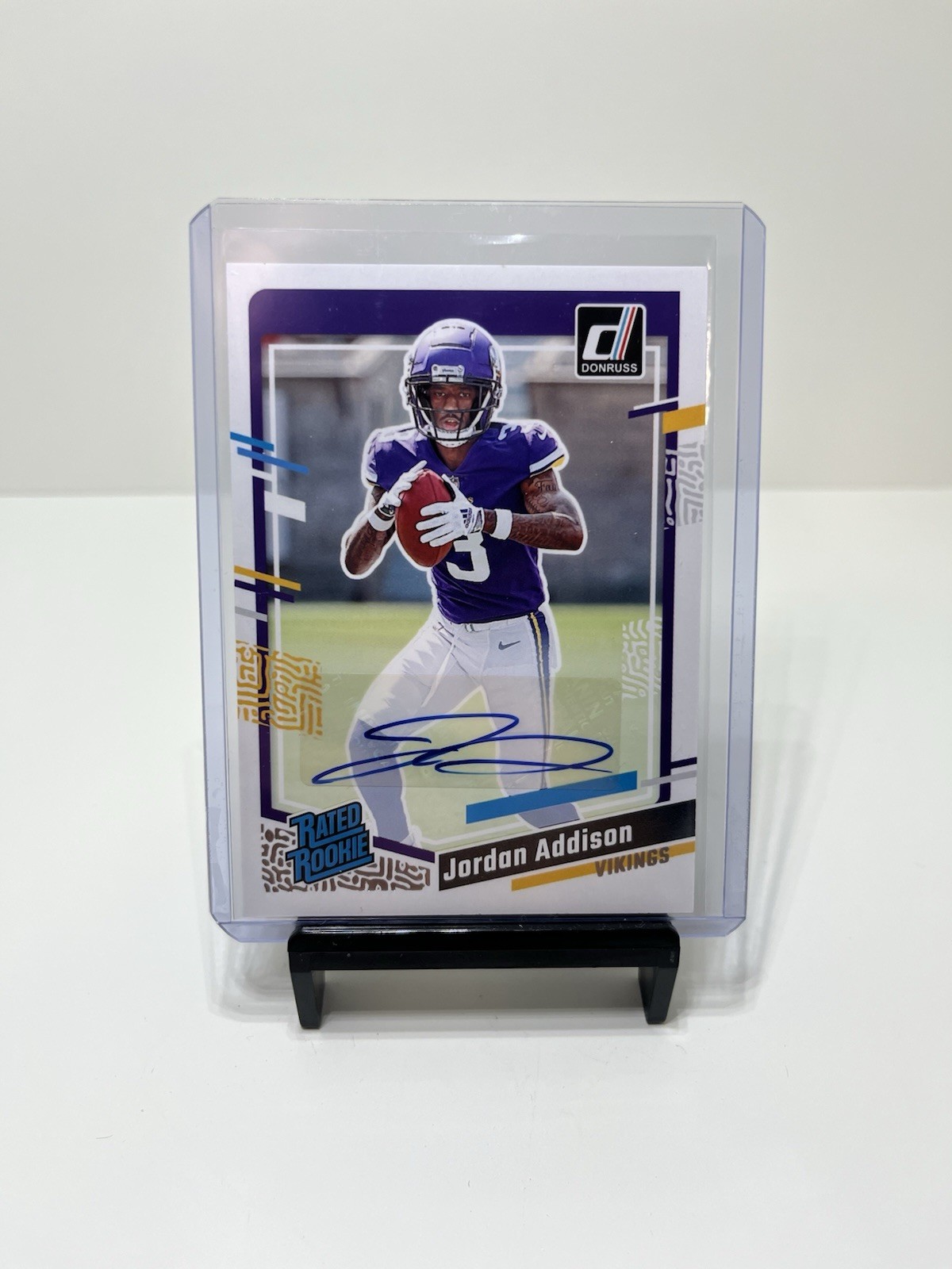 2023 Panini Donruss - Rated Rookie Jordan Addison #368 Autographs (AU, RC)