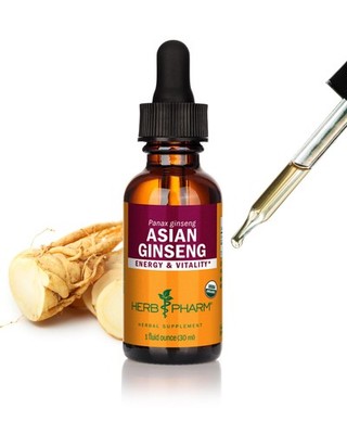 1/30 Herb Pharm Asian (Panax) Ginseng Liquid Extract for Energy and Stamina Supp