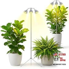 Full Spectrum Grow Light for Indoor Plants with Adjustable Tripod Stand, 11''-