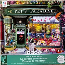 **NEW** Pet’s Paradise Jigsaw Puzzle 1000 Pieces Ceaco GARRY WALTON Dogs Birds