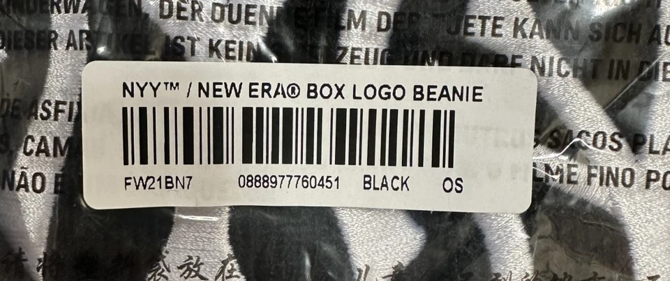 NUEVO Gorro Supreme X New York Yankees X New Era Logo Caja (Azul Marino) - Envío Gratis Foto 4 de 4