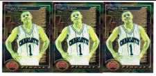 MUGGSY BOGUES 3 CARD LOT 1993-94 TOPPS FINEST 53 CHARLTOTTE HORNETS WAKE FOREST