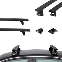 FüR Mercedes E-Klasse C207 Coupe 09-17 Schwarz Alu DachträGer Fixpunkt