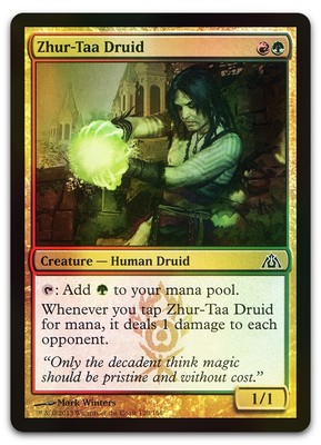 Zhur-Taa Druid #120 (Foil) (NM) Dragon's Maze DGM Magic MTG