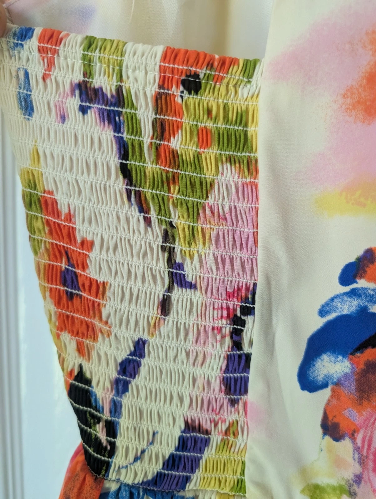 Abito Alyx Limited stampa floreale acquerello senza maniche scollo a cuore taglia 18