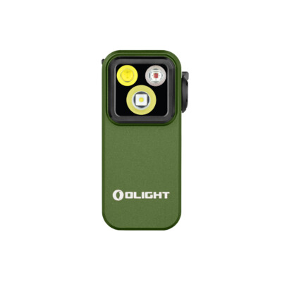 Olight Oclip Pro Clip on Flashlight with Floodlight Spotlight and Red Light