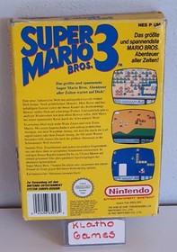 NES Nintendo Spiel Super Mario Bros. 3 mit OVP und Anleitung   C3990