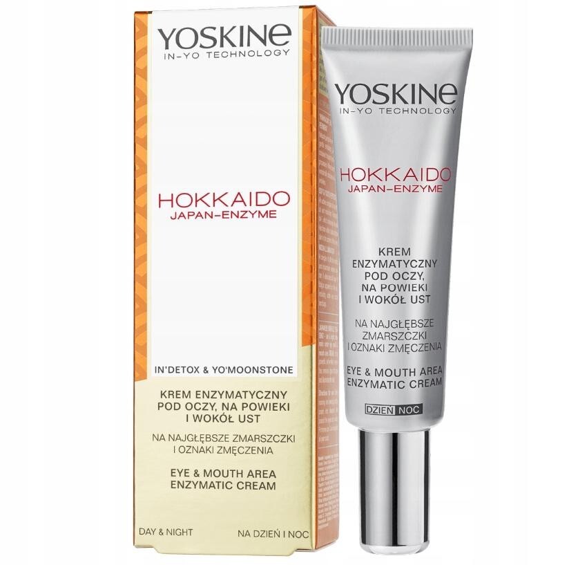 YOSKINE Hokkaido Enzyme Anti-wrinkle eye cream/pumpkin peptides/enzymes 15ml