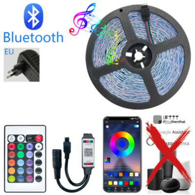 Bande LED RGB 5050 De 10 Mètres, Multicolore Avec Télécommande - Pour Décoration Intérieure & Extérieure, 12V, Flexible