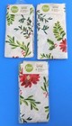 Lot Of 3 Pkgs.~Holiday Poinsettia Stain-Resistant Napkins~4 Per Pkg~Washable~New