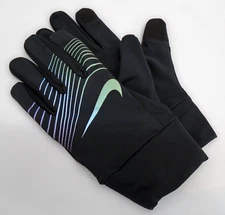 Nike Lightweight Tech Gloves Women's Medium Running Touch Screen Black
