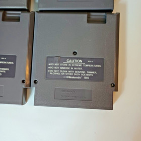  Sports Game Nintendo LOT NES 10 Yard 5 Screw Bases Loaded Hoops Play Action 