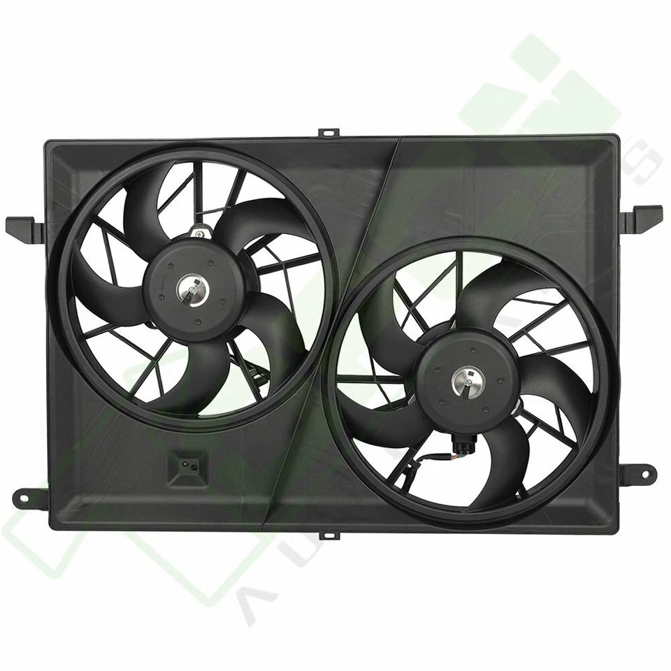 Radiator Condenser Cooling Fan Assembly For 2007 2008 2009 2010 Saturn Outlook - Image 2 of 4
