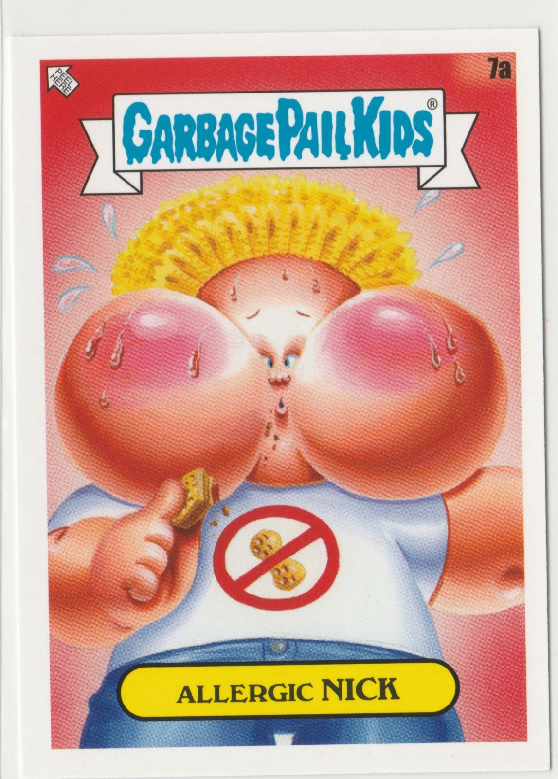Allergic Nick Garbage Pail Kids GPK 2021 Food Fight Series 7a