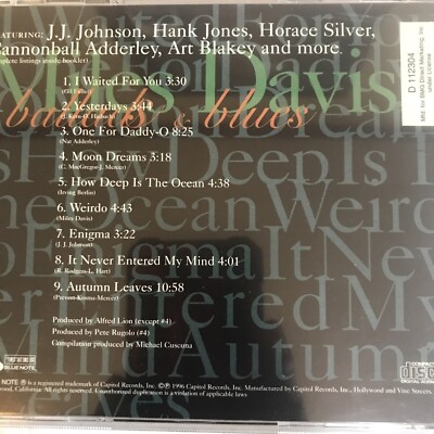 Ballads and Blues by Miles Davis: Used NEAR MINT ! CD -LL | eBay