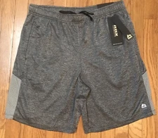 RBX Men Short Pants GRAY SMALL MEDIUM LARGE & XL Training Shorts 9 " Inseam $45.