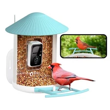 NETVUE Birdfy AI Smart Bird Feeder with Rechargeable Camera AI Auto Capture - NE