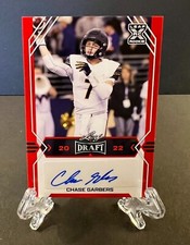 2022 Leaf Draft CHASE GARBERS #BA-CG1 RC Auto RED Las Vegas Raiders