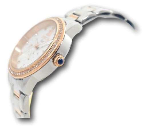 Invicta Angel Women's 37mm Rose Gold Two-Tone Multi-Function Date Watch 31266 - Picture 9 of 11