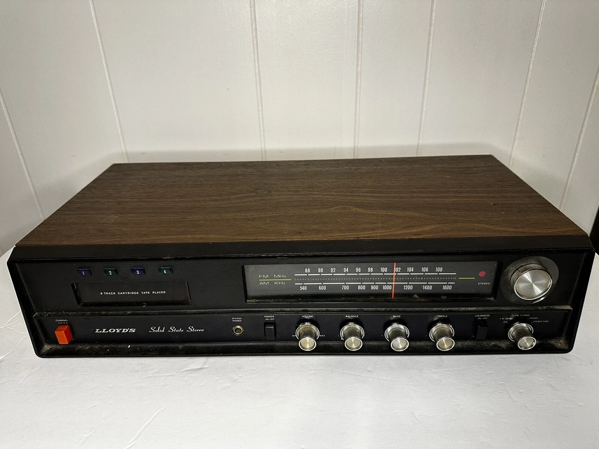 Récepteur Stéréo Tanglewood 55T7 – Vintage, FM/AM, 8 Pistes, Fonctionnel, Japon