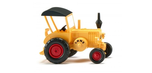HO Scale Vehicles - 088010 - Lanz Bulldog with roof- yellow | Zustand: New