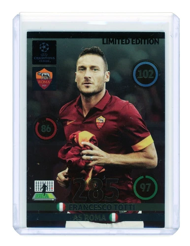 Francesco Totti LIMITED EDITION Panini Champions League Adrenalyn xl 2014-2015